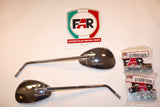 Classic Motorcycle Mirrors Chrome 7554/55 Pair