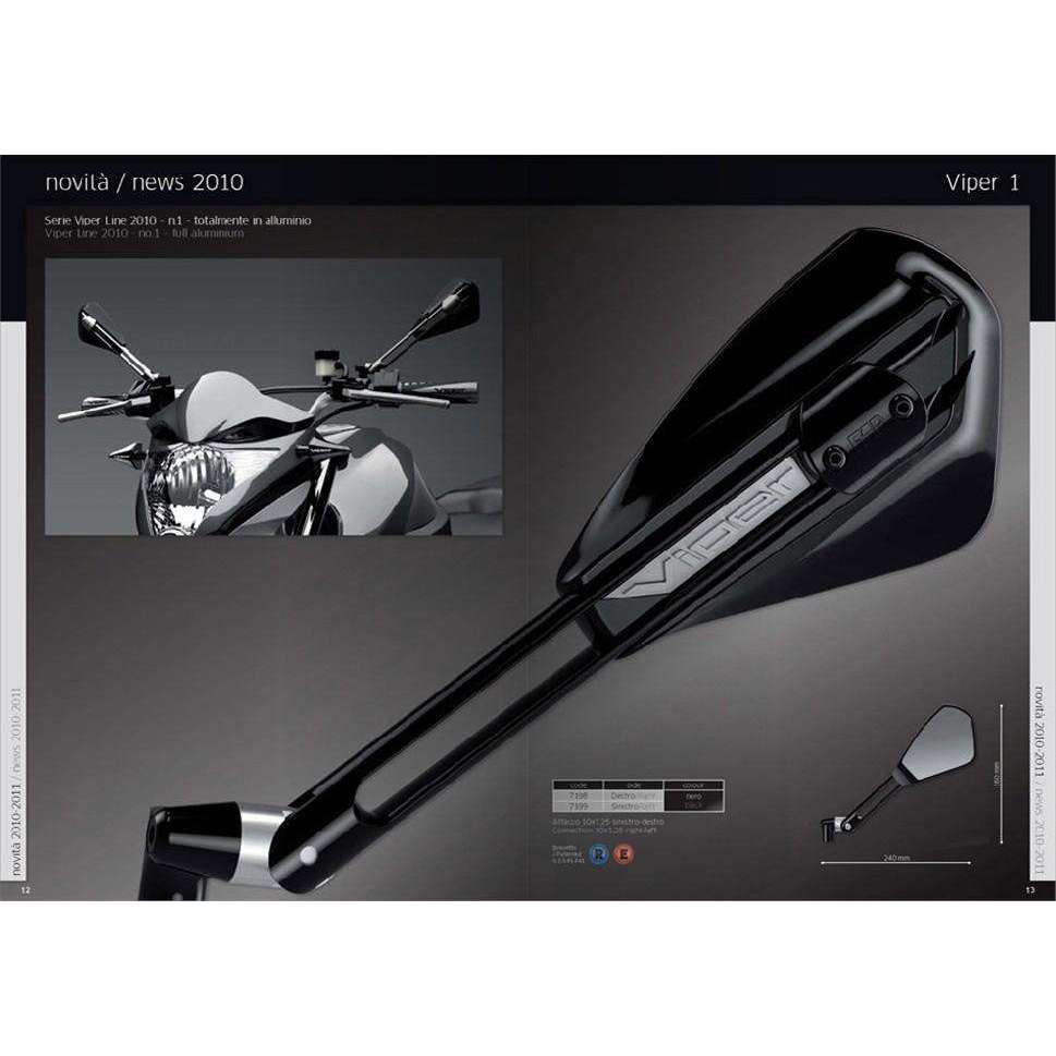 Ducati Diavel Monster Mirrors 96738610A, 7198/99-Pair – Moto