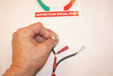 Ducati 2 wire turn signal male connectors, KTM/Yamaha/Mv Agusta male -PAIR