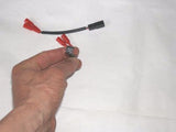 DUCATI 2 wire connectors "black version" male - Pair