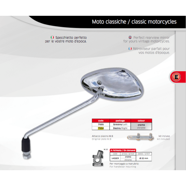 Classic Motorcycle and Scooter Mirrors from the Past MotoScience